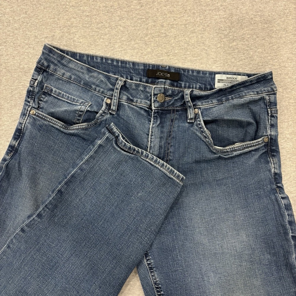 Joe's Brixx Straight Stretch Jeans Men's Size 34x30 Blue Medium Wash Denim